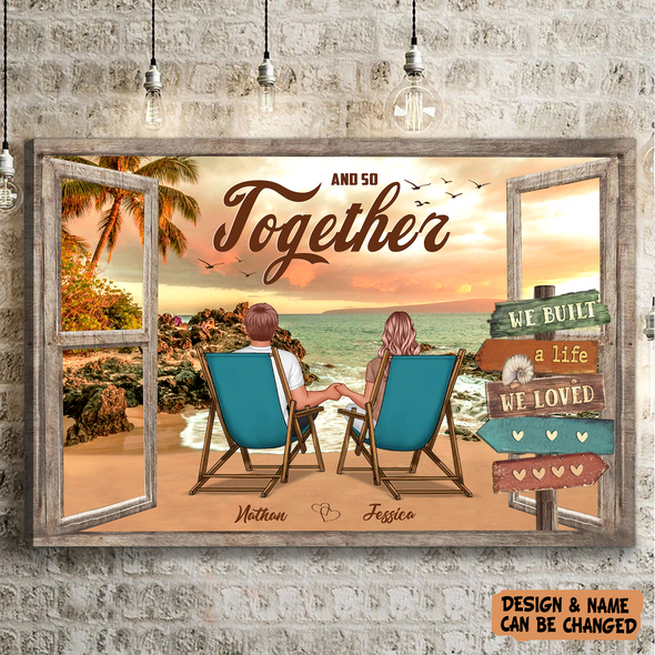 Personalized Gift For Couple And So Together Canvas - PP_AV2212221