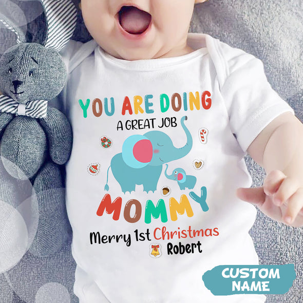 Personalized Gift For Mommy You Are Doing A Great Job Baby Onesie - PP - AV0711228
