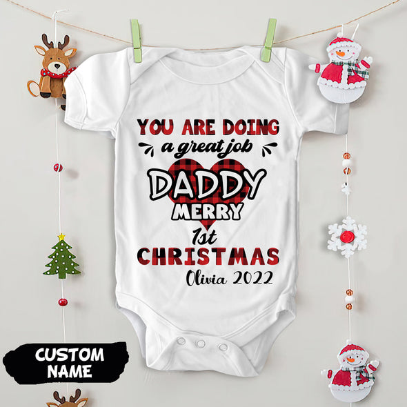 Personalized Gift For Daddy You Are Doing A Great Job Baby Onesie PP - AV0211227