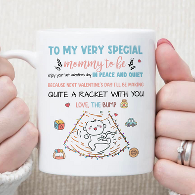 Personalized Gift For Future Mommy Happy Valentine's Day Mug - PP_AV211225