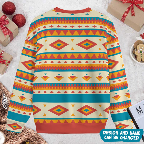 Personalized Gift For Couple Funny Santa Ugly Sweater PP - AV1111224