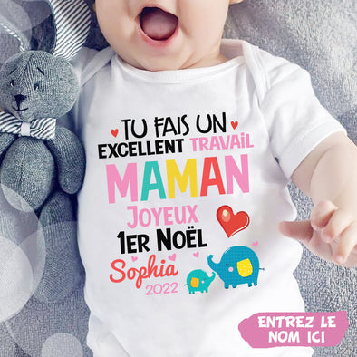 Cadeau Personnalisé Pour Maman Baby Onesie - PP - AV0911222