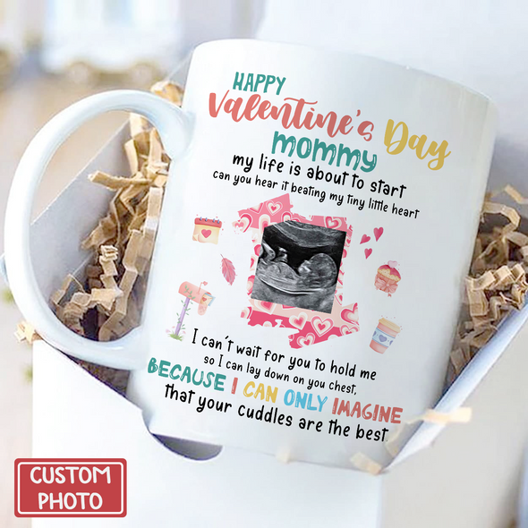 Personalized Gift For Future Mommy Happy Valentine's Day Mug - PP_AV1412221