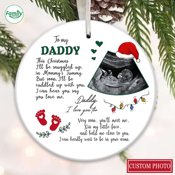 Personalized Gift For Future Daddy I Can Hear You Say You Love Me Ornament_PP_AV0111225