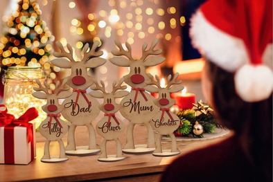 Personalised Freestanding Reindeer-090922
