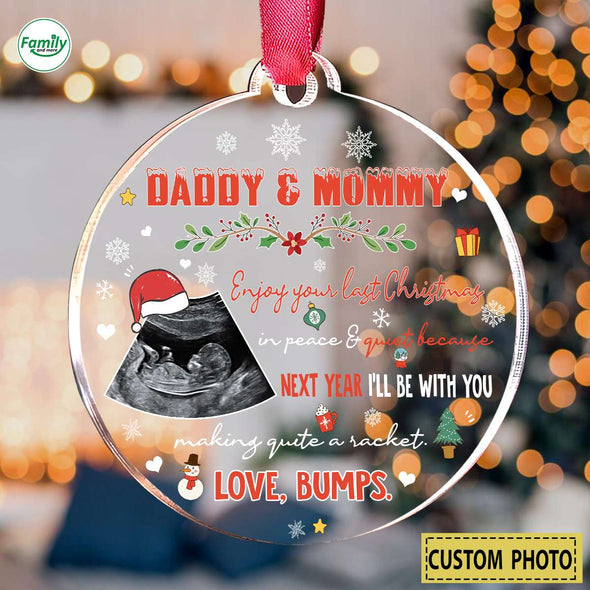 Personalized Gift For Future Mommy And Daddy Enjoy Your Last Christmas In Peace And Quiet PP - AV09112215