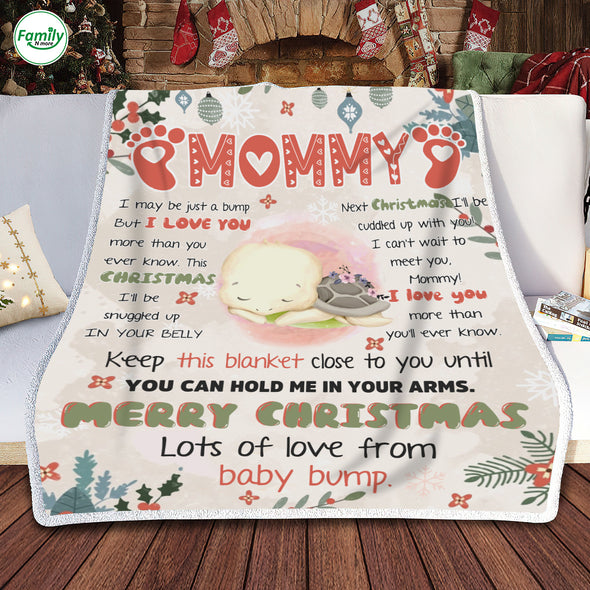 Gift For Mommy Merry Christmas Blanket - PP - AV2111222