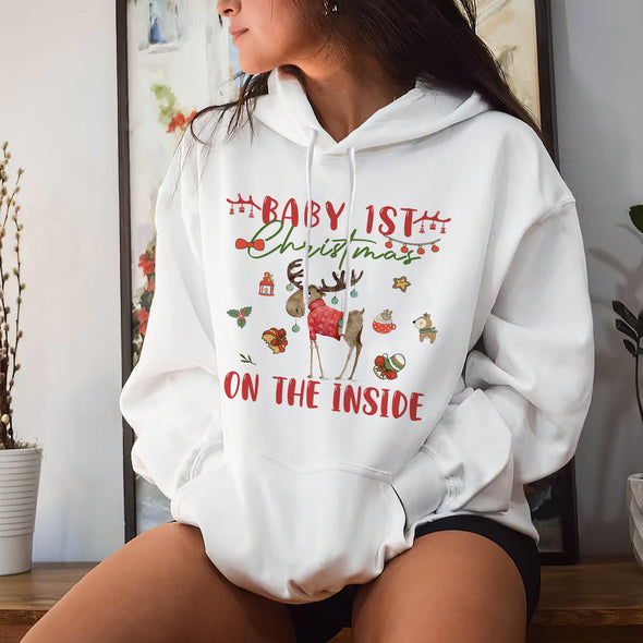 Gift For Mommy Baby 1ST Christmas T-shirt, Hoodie, Sweatshirt PP-AV0212221