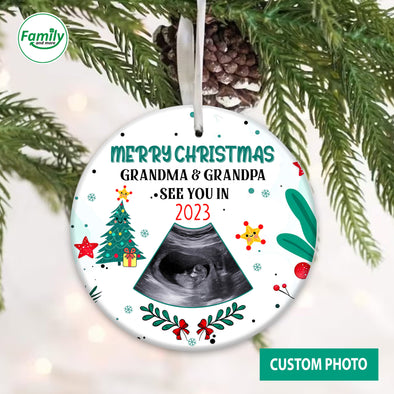 Personalized Gift For Future Grandma & Grandpa See You In 2023 Ornament PP_AV2309221