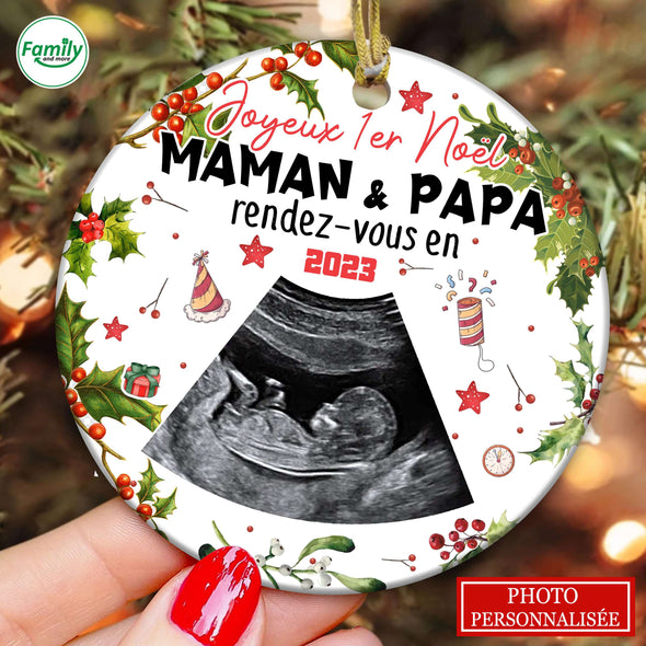 Cadeau Personnalisé Pour Maman & Papa Ornament PP - AV1011225