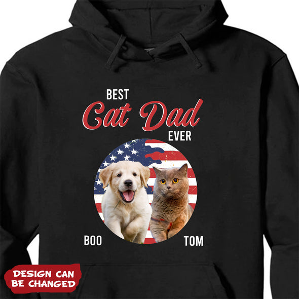 Personalized Gift For Dog And Cat Lover Best Cat Dad Ever T-shirt, Hoodie, Sweatshirt PP-AV0111221