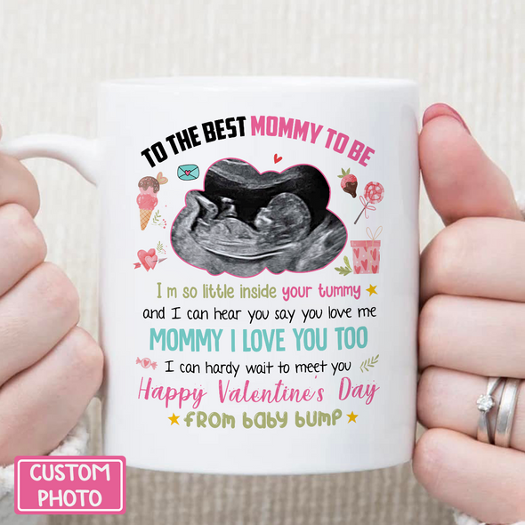 Personalized Gift For Future Mommy Happy Valentine's Day Mug - PP_AV1512221