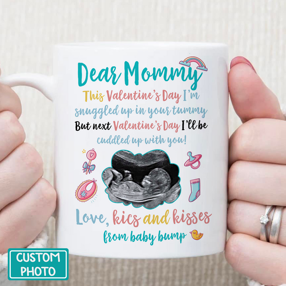 Personalized Gift For Future Mommy Happy Valentine's Day Mug - PP_AV211223