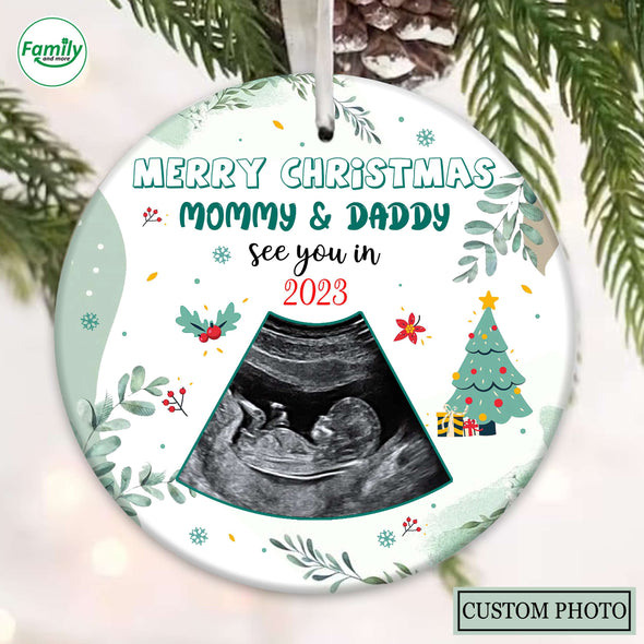 Personalized Gift For Future Mommy & Daddy See You In 2023 Ornament_PP_AV0411224