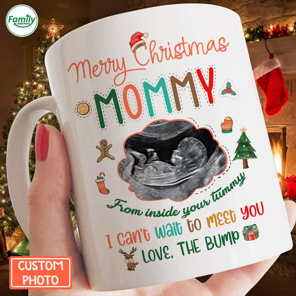 Personalized Gift For Future Mommy Merry Christmas Mug  PP - AV2010221
