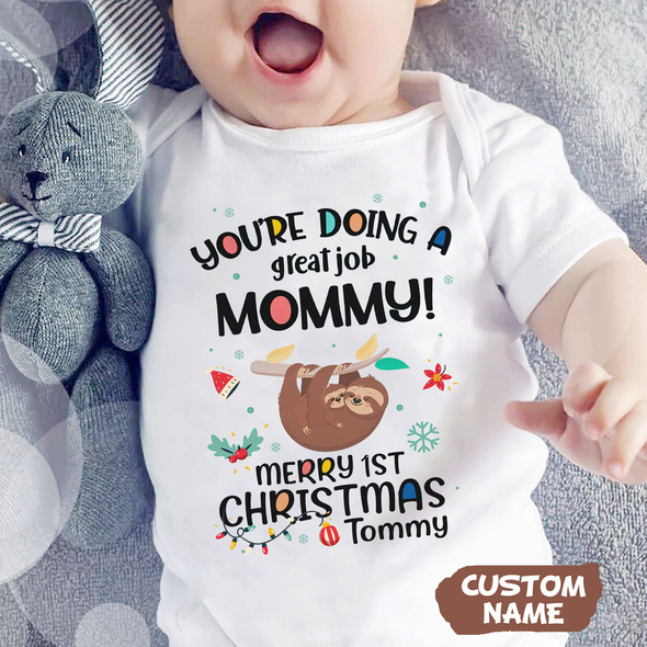 Personalized Gift For Mommy You Are Doing A Great Job Baby Onesie PP - AV14112213