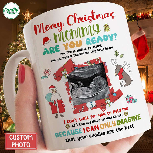 Personalized Gift For Future Mommy I Can Wait For You To Hold Me Mug PP - AV1910222