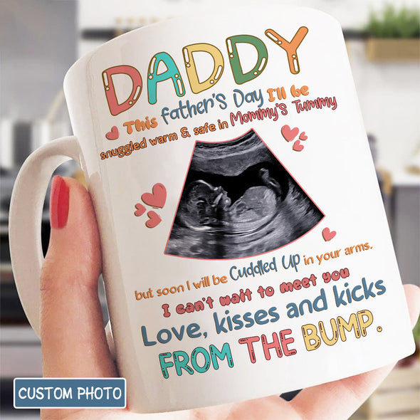Personalized Gift For Future Dad I Can' Wait To Meet You Mug- NT-AV04008222