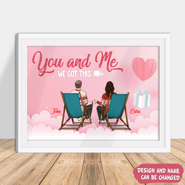 Personalized Gift For Couple You & Me Canvas PP-AV0912221