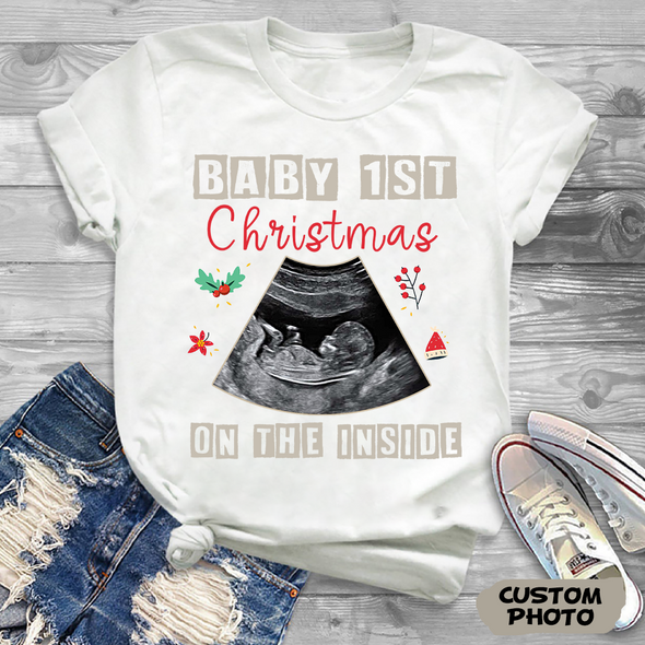 Personalized Gift For Future Mommy Baby's First Christmas T-shirt, Hoodie, Sweatshirt-PP-AV1511221