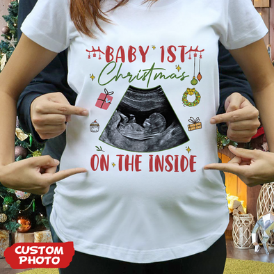 Personalized Gift For Future Mommy Baby 1st Christmas T-shirt, Hoodie, Sweatshirt PP-AV1711225