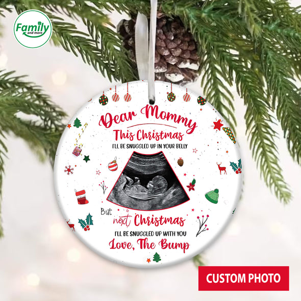 Personalized Gift For Future Mommy I'll Be Snuggled Up With You Ornament PP-AV2909224