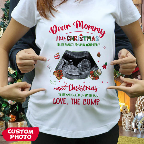 Personalized Gift For Future Mommy I'll Snuggled Up In Your Belly T-shirt, Hoodie, Sweatshirt PP-AV2311221