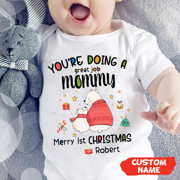 Personalized Gift For Mommy You Are Doing A Great Job Baby Onesie - PP - AV0711226