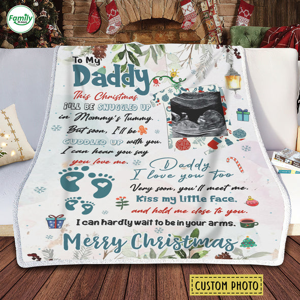 Personalized Gift For Future Daddy I Love You Blanket - PP - AV3110221