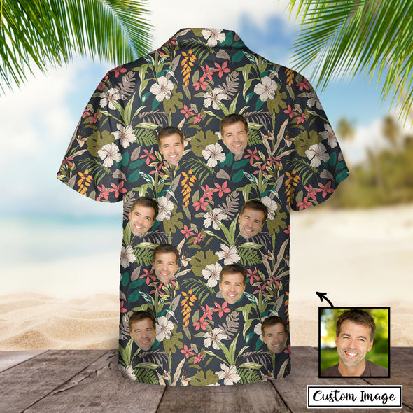 Customized Man's Face Hawaiian Shirt - PP -AV3011221