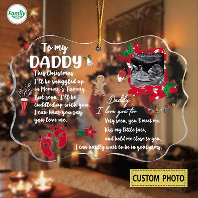 Personalized Gift For Future Daddy I'll Be Cuddle Up With You Ornament-PP-AV1710226