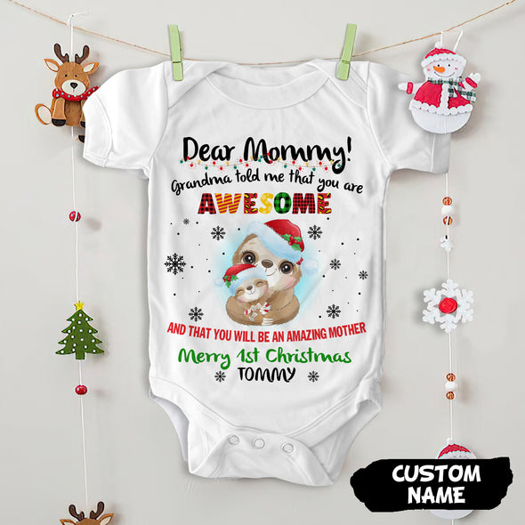 Personalized Gift For Mommy You Will Be An Amazing Mother Baby Onesie PP - AV0311225