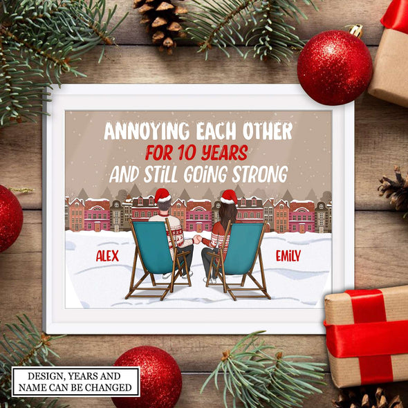 Personalized Gift For Couple Annoying Each Other Canvas PP - AV1410222