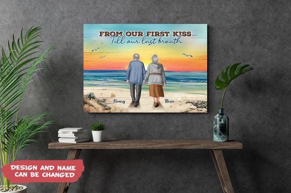 Personalized Gift For Couple From Our First Kiss Poster NT-HB2412221