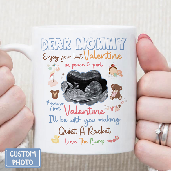Personalized Gift For Future Mommy Happy Valentine's Day Mug - PP_AV211224