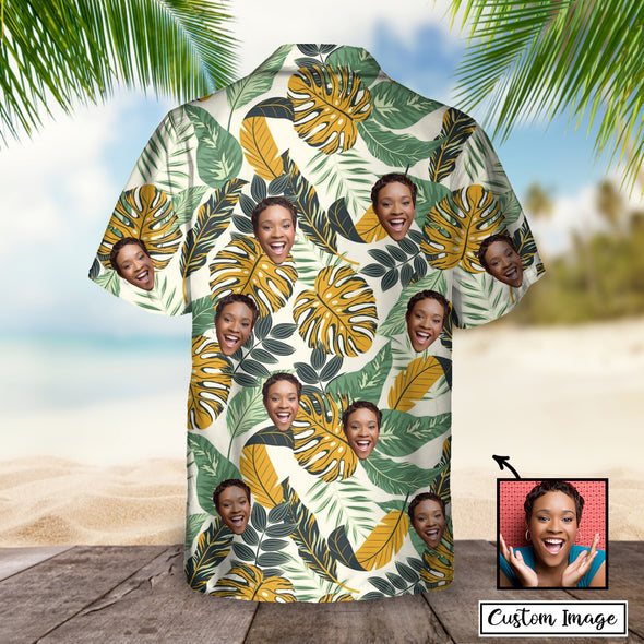 Customized Woman's Face Hawaiian Shirt - PP -AV0512222