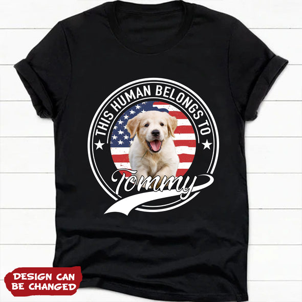 Personalized Gift For Dog And Cat Lover This Human Belong To T-shirt, Hoodie, Sweatshirt PP-AV3011223