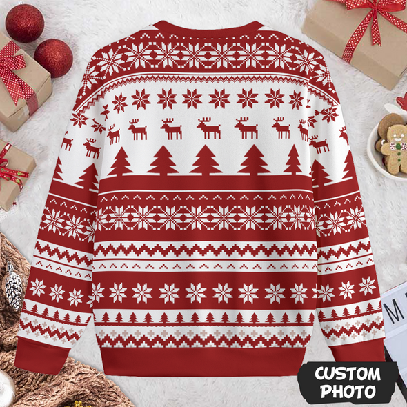 Custom Cat's Face Gift For Cat Lovers Ugly Sweater PP - AV2211221