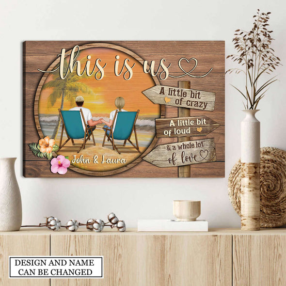 Gift For Couple This Is Us Framed Canvas PP - AV1907222