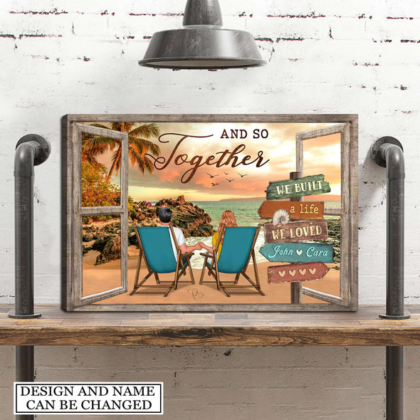 Gift For Couple And So Together Canvas - PP - AV0807222