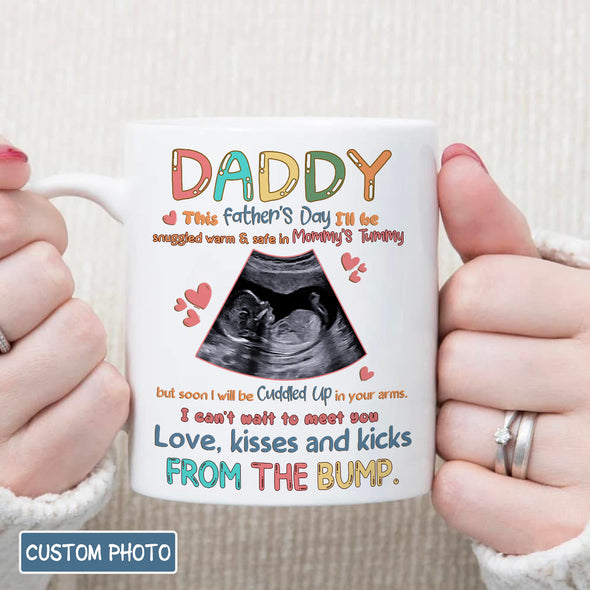 Personalized Gift For Future Dad I Can' Wait To Meet You Mug- NT-AV04008222