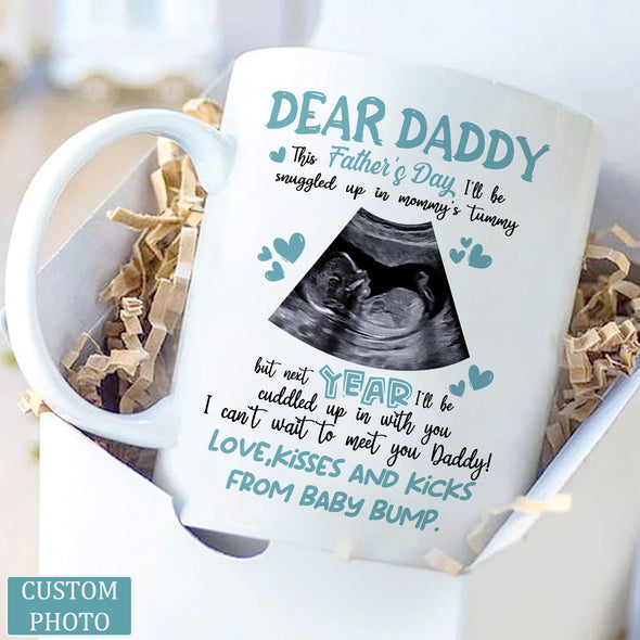 Personalized Gift For Future Daddy Love, Kisses and Kick PP - AV2907222
