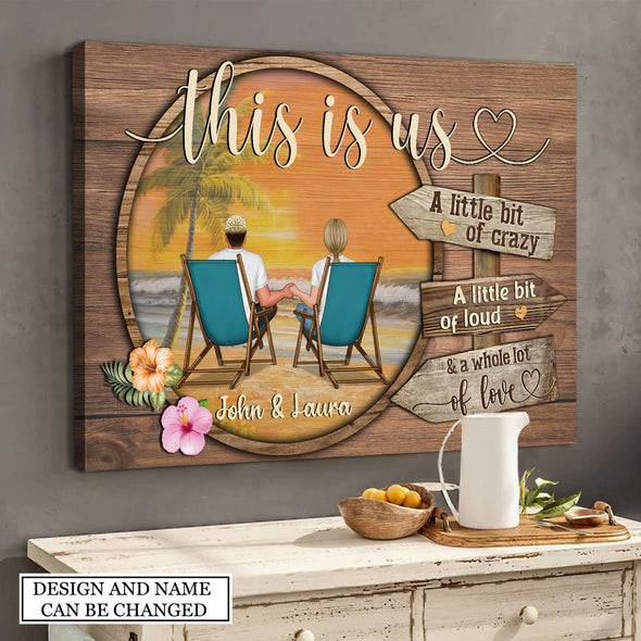 Gift For Couple This Is Us Framed Canvas PP - AV1907222