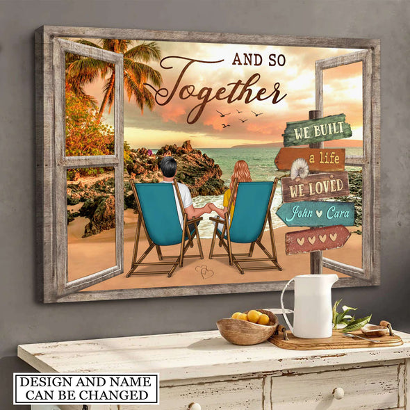 Gift For Couple And So Together Canvas - PP - AV0807222