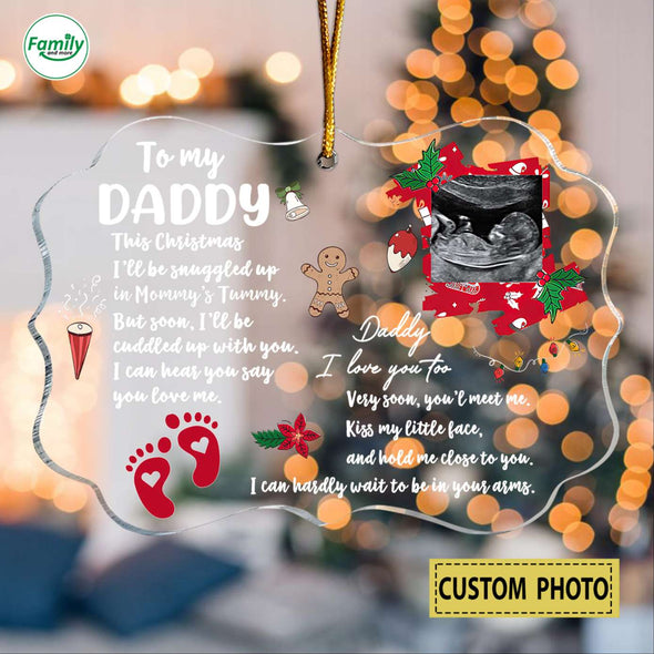 Personalized Gift For Future Daddy I'll Be Cuddle Up With You Ornament-PP-AV1710226
