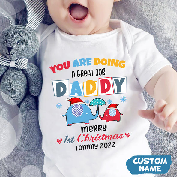 Personalized Gift For Daddy You Are Doing A Great Job Baby Onesie - PP - AV2411228