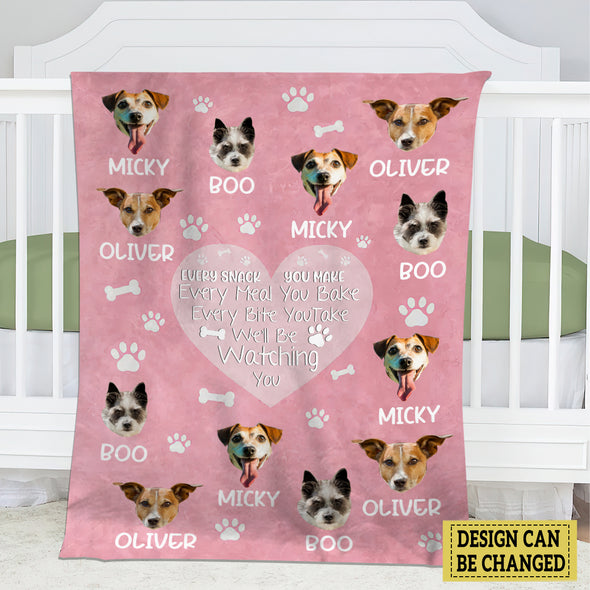 Personalized Gift For Dog Lovers, Upload Your Photo Blanket PP - AV1912222