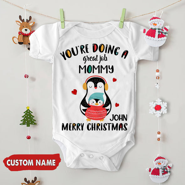 Personalized Gift For Mommy You Are Doing A Great Job Baby Onesie - PP - AV0710221