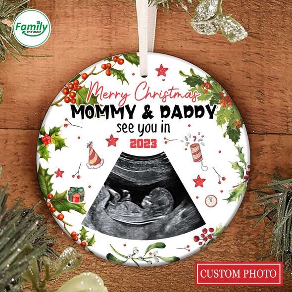 Personalized Gift For Future Mommy & Daddy See You In 2023 Ornament PP-AV2910221