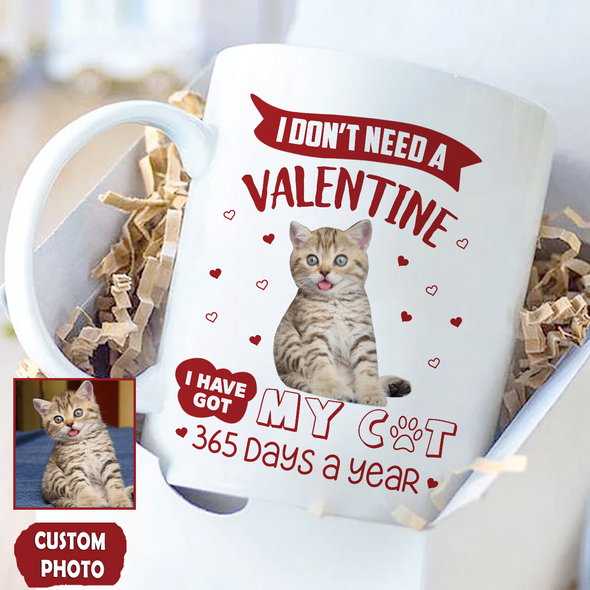 Personalized Gift For Pet Lovers I Have Got My Cat 365 Days A Year Mug - PP - AV2712226
